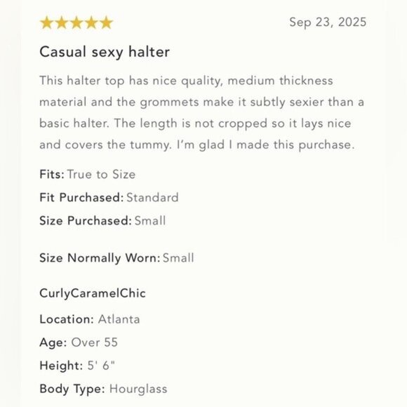 NWT Size S - Pilcro Scoop-Neck Grommet Halter Top (NWT US$ 58) - Picture 13 of 16